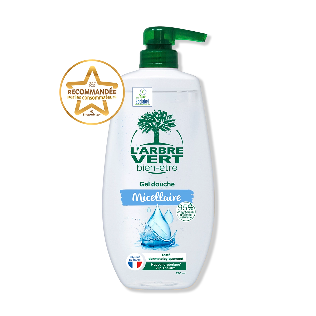 Gel douche Micellaire 720 mL
