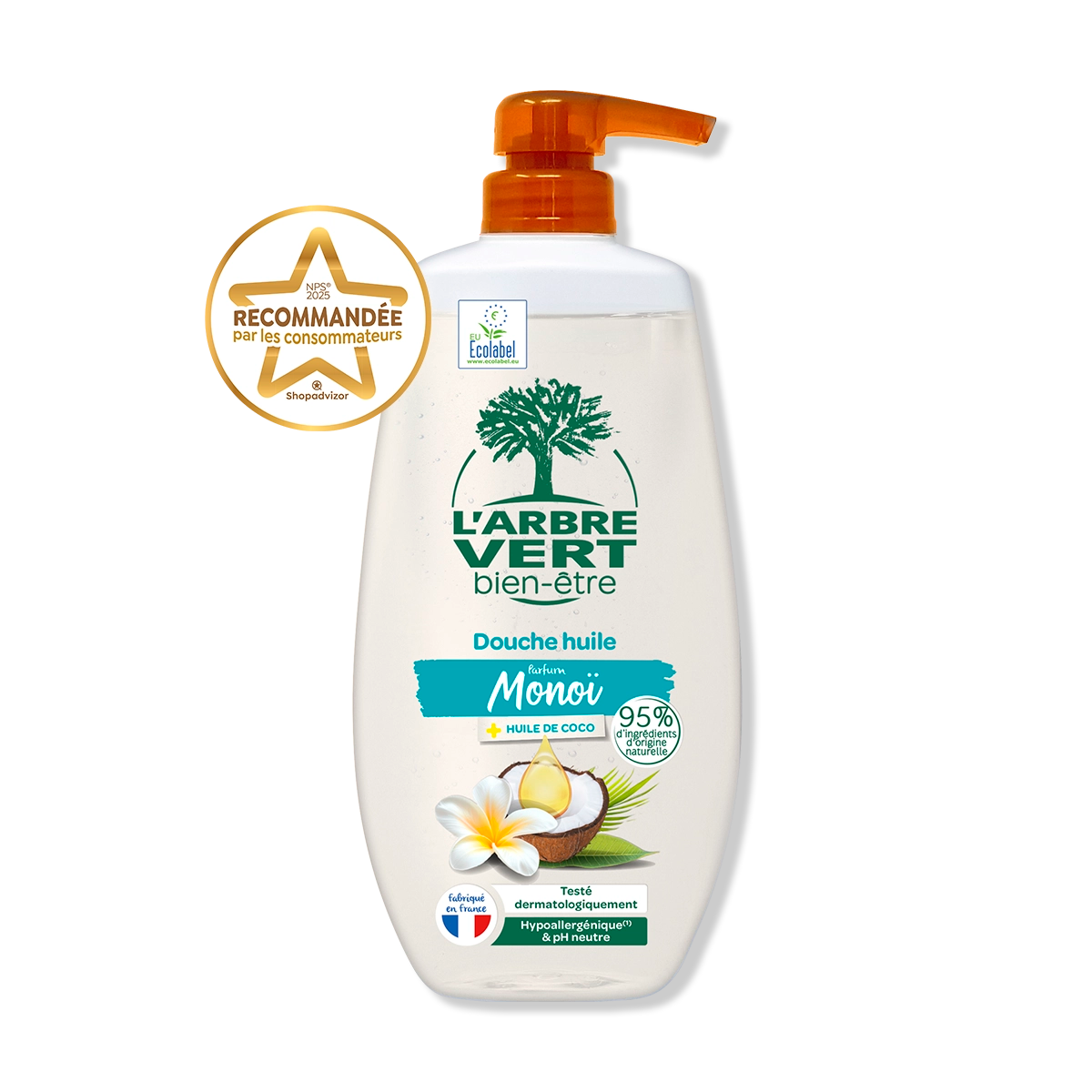 Douche huile Monoï & huile de coco 720 mL