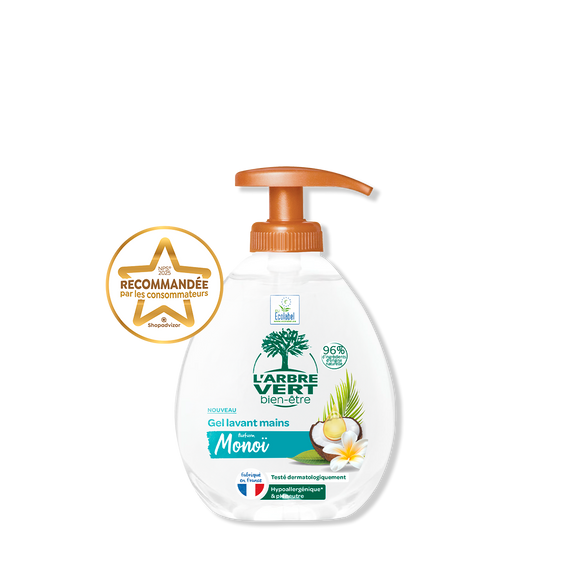 Gel lavant mains Monoï 300 mL