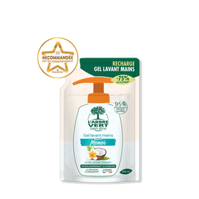 Recharge gel lavant mains Monoï 300 mL