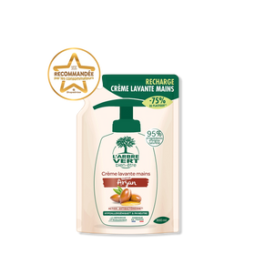 Recharge crème lavante mains Argan 300 mL