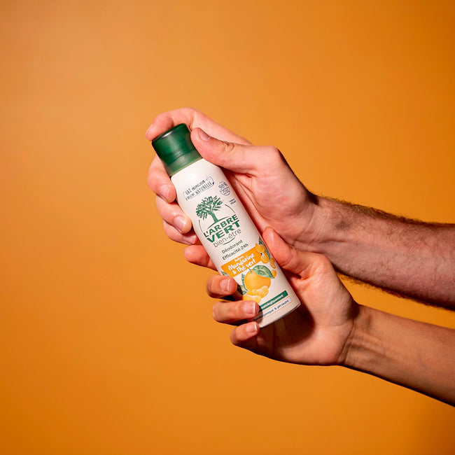 Déodorant éco-spray Mandarine & Thé Vert 125 mL