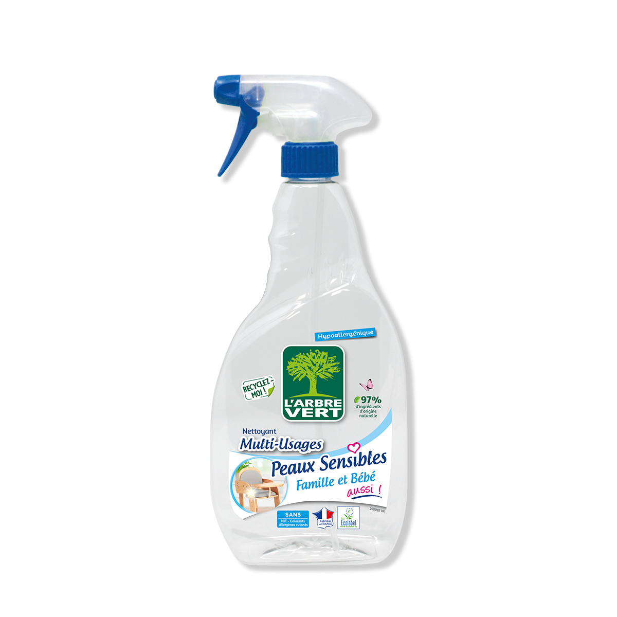 Spray nettoyant Multi-usages Peaux Sensibles 740 mL