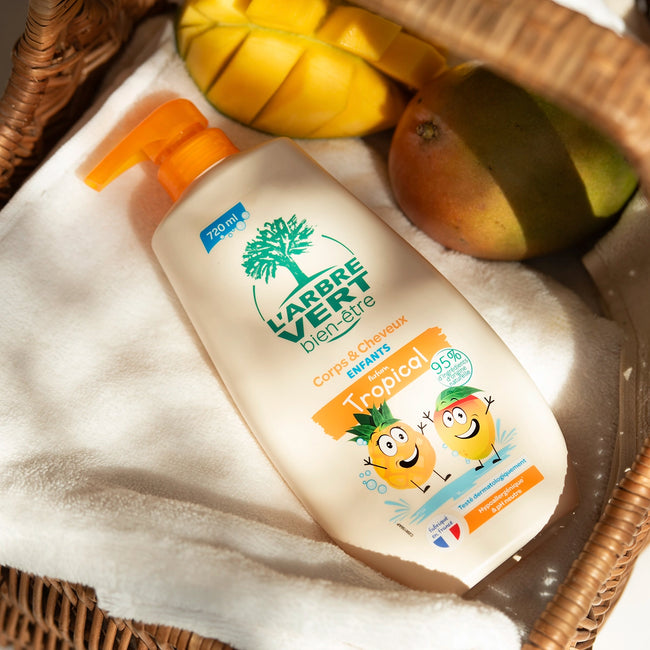 Crème Corps & Cheveux enfants Parfum Tropical 720 mL