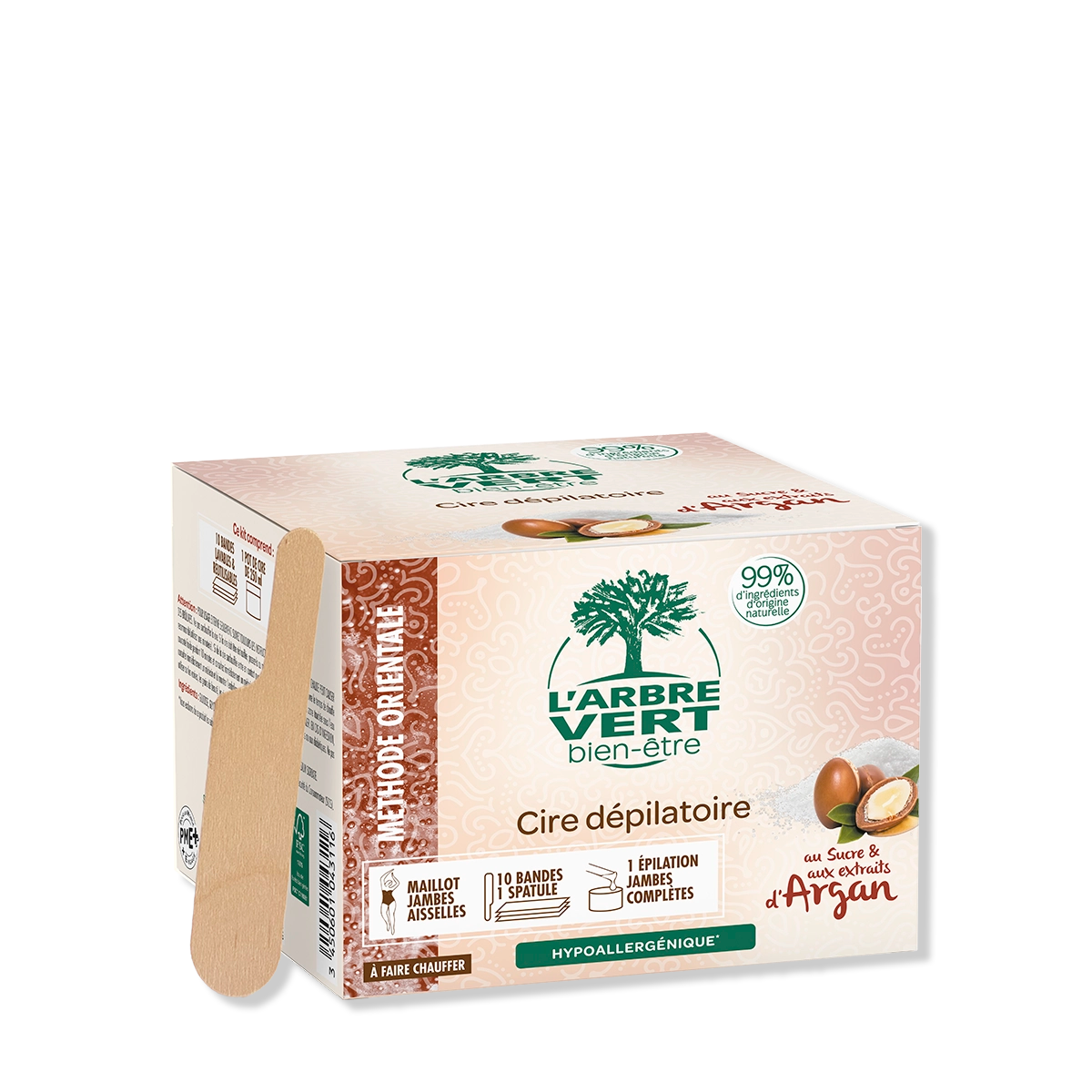 Cire dépilatoire au Sucre Aux extraits d'Argan 250 mL