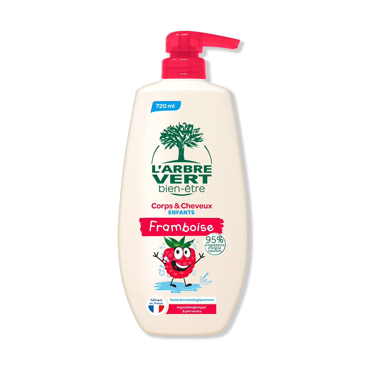 Crème douche enfants Parfum Framboise 720 mL