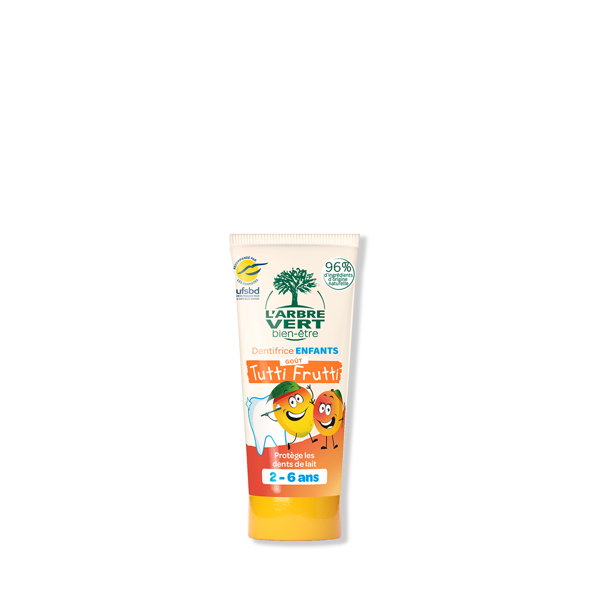 Dentifrice Enfants 2 à 6 ans Goût Tutti Frutti 50 mL
