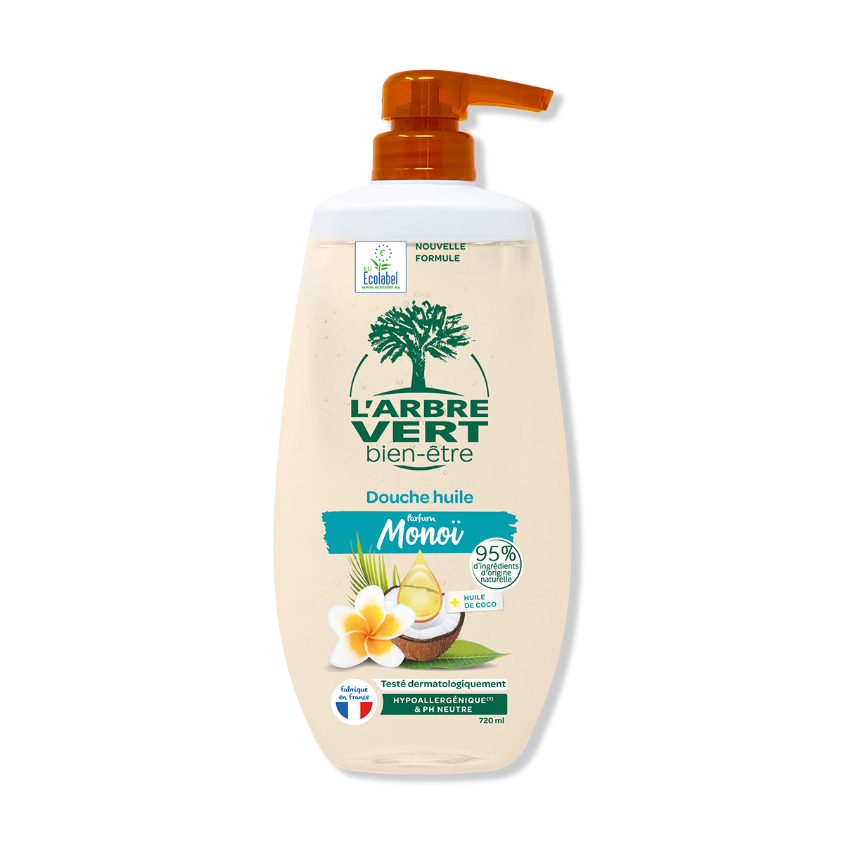 Douche huile Monoï & huile de coco 720 mL
