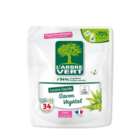 Recharge lessive liquide Savon Végétal 1,53L