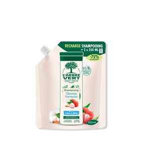 Recharge shampooing Cheveux Normaux Parfum Coton & Litchi 500 mL