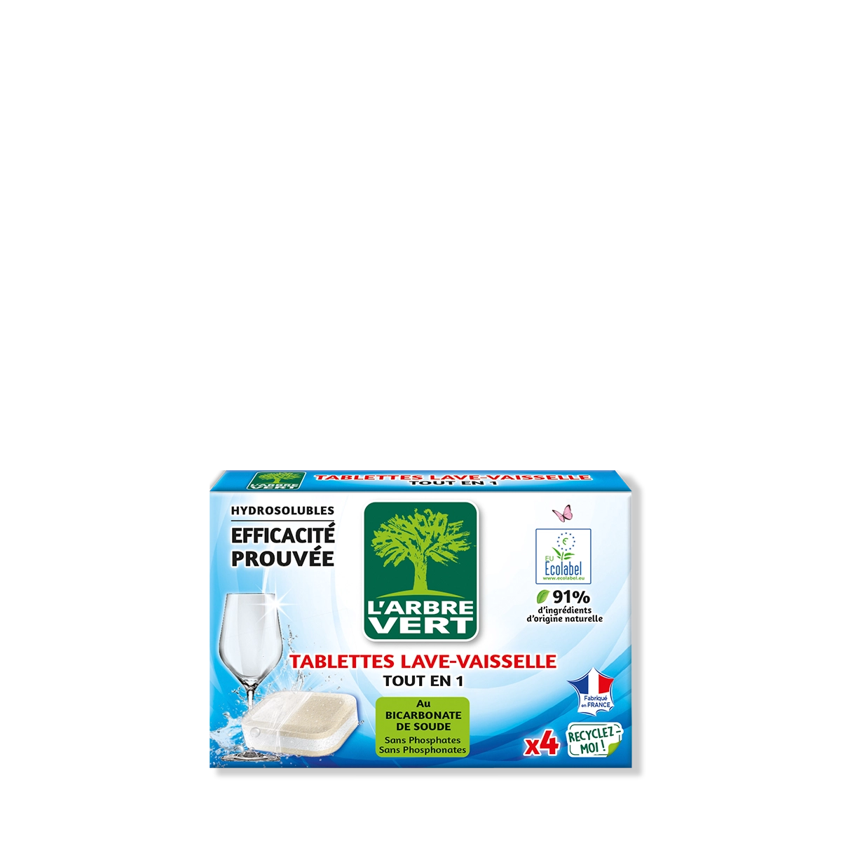Tablettes lave vaisselle Tout en Un 4 Tablettes