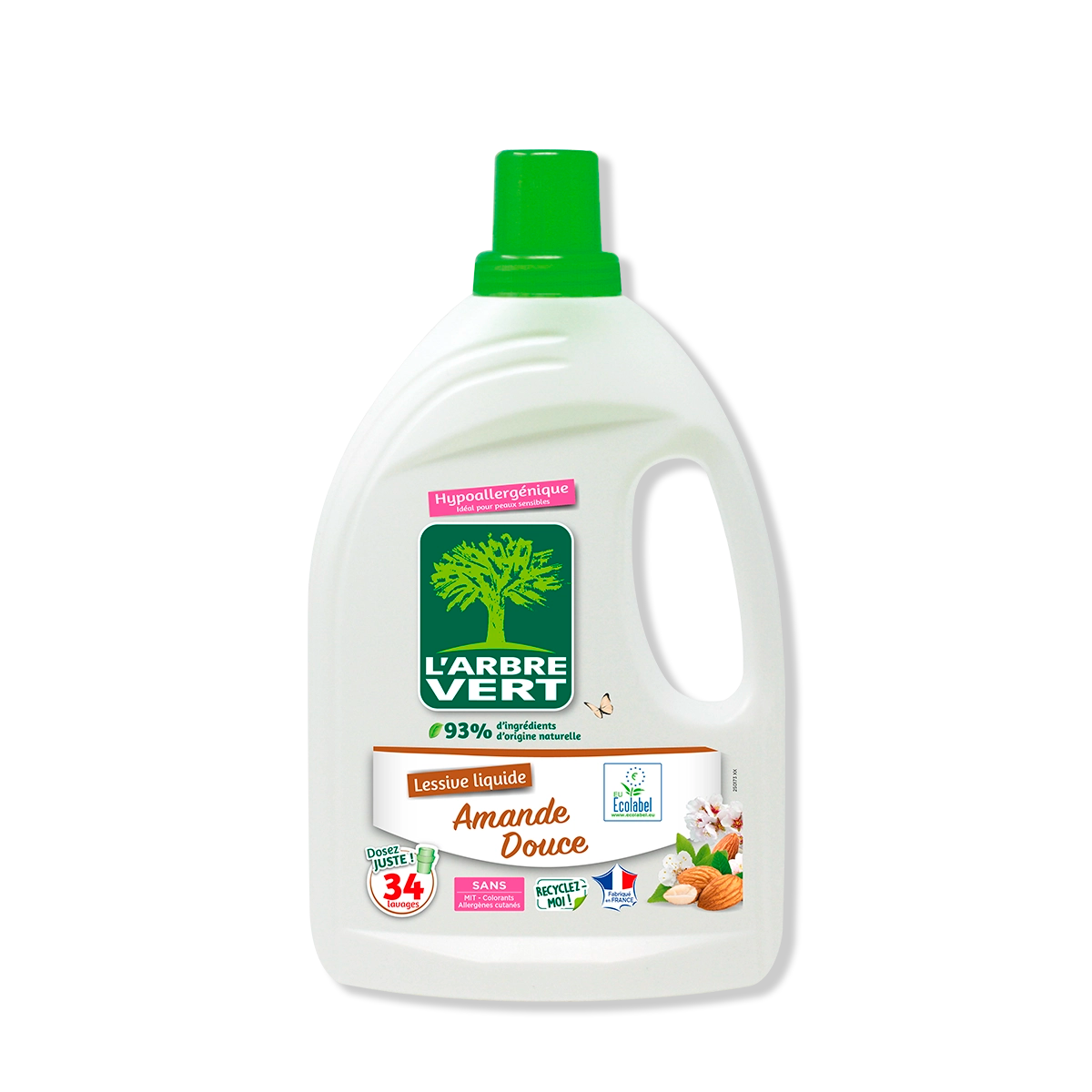 Lessive liquide Amande douce 1,53L