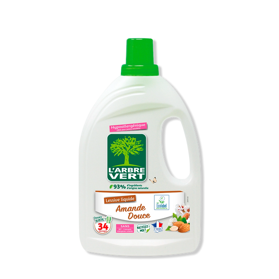 Lessive liquide Amande douce 1,53L