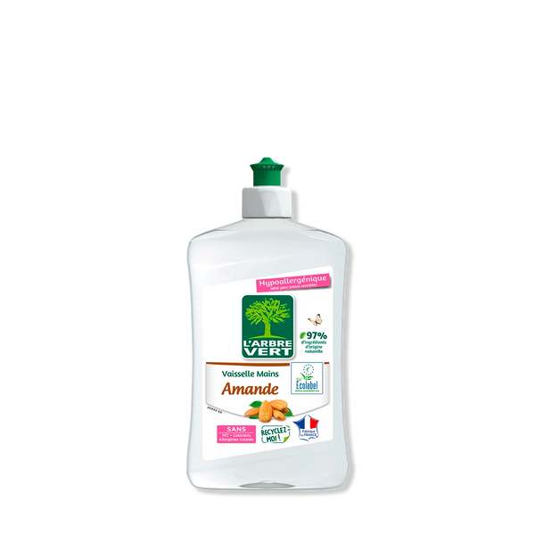L'Arbre Vert Liquide Vaisselle Amande 500 mL  Notre produit iconique   L'Arbre Vert