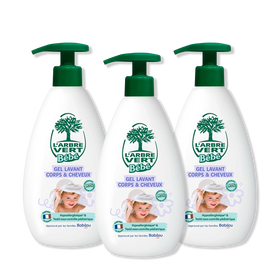 Lot de 3 Gel Lavant Corps et Cheveux