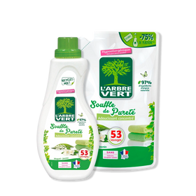 Pack adoucissant et recharge souffle de pureté 2 x 800 mL