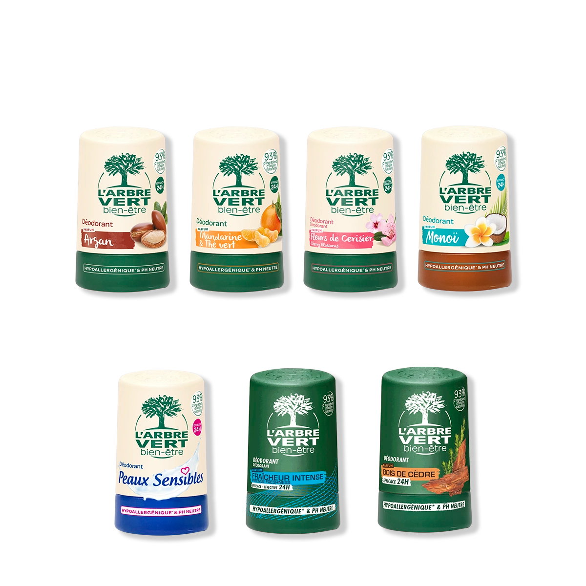 Pack découverte déodorants bille 50 mL