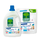 Pack lessive et recharge Peaux sensibles 2 x 1,53L