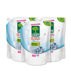 Lot de 3 recharges gel lave vaisselle 3 x 901 mL