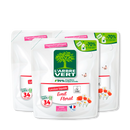 Lot de 3 recharges lessive Eveil Floral 3 x 1,53L