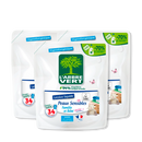 Lot de 3 recharges lessive Peaux sensibles 3 x 1,53L