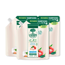 Lot de 3 recharges Shampooing Cheveux Normaux Parfum Coton & Litchi 3x500 mL