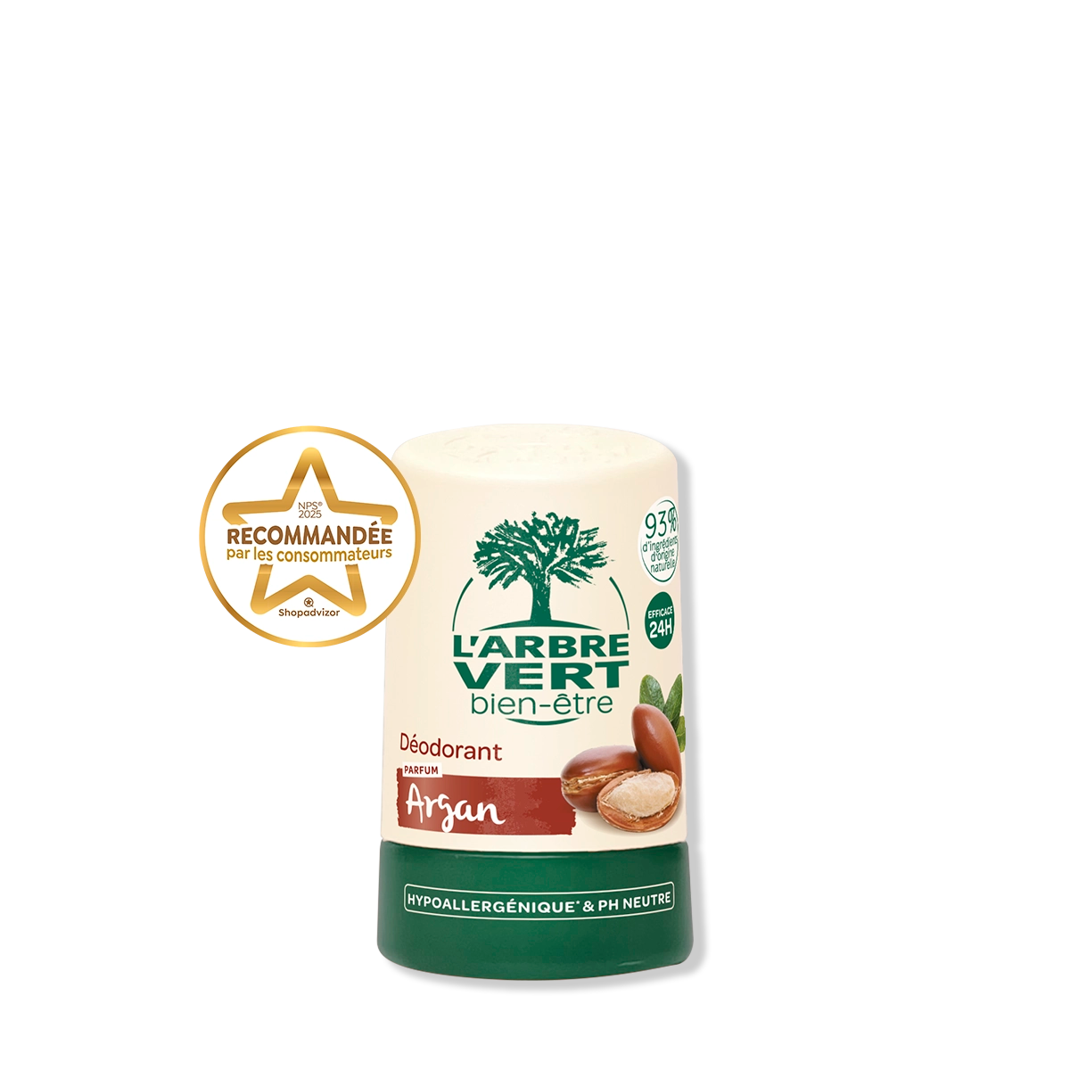 Déodorant Bille 24H Parfum Argan 50 mL