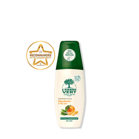 Déodorant spray Parfum Mandarine & Thé vert 75 mL
