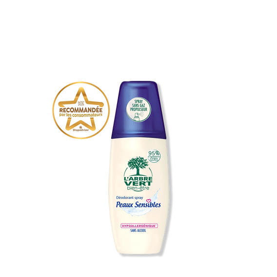 Déodorant spray Peaux sensibles 75 mL