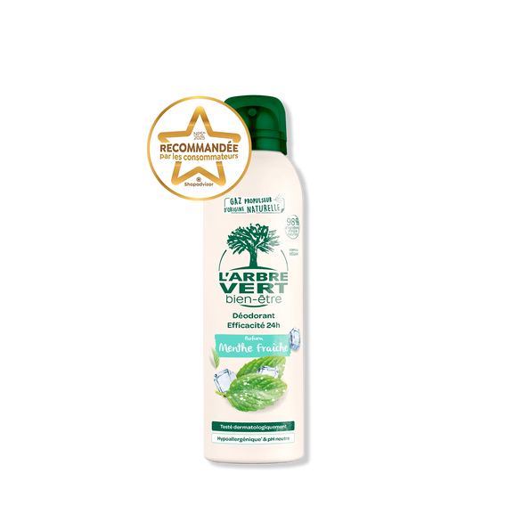 Déodorant éco-spray Menthe Fraiche 125 mL