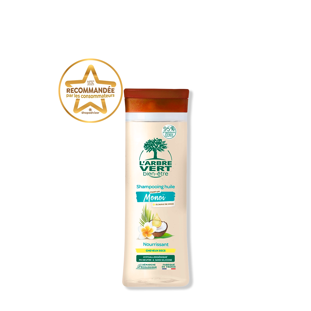 Shampooing Huile Nourrissant Parfum Monoï 250 mL