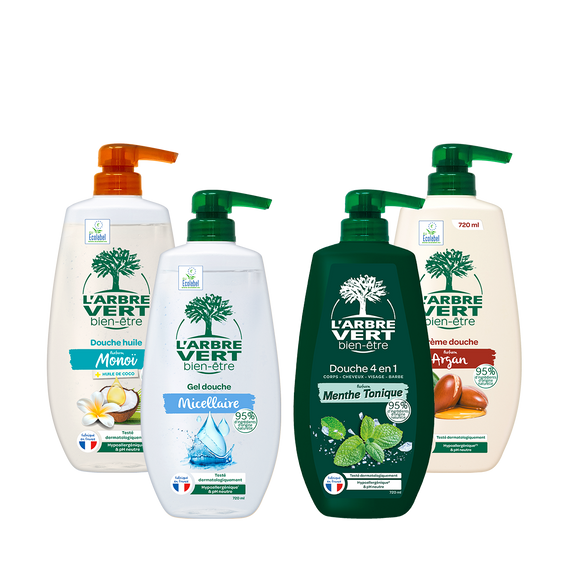 Pack Découverte Douches Grands Formats 720 mL