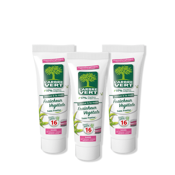 Lot de 3 tubes lessive à la main 3 x 250 mL