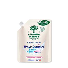 Recharge Douche Peaux Sensibles avec bouchon 500mL
