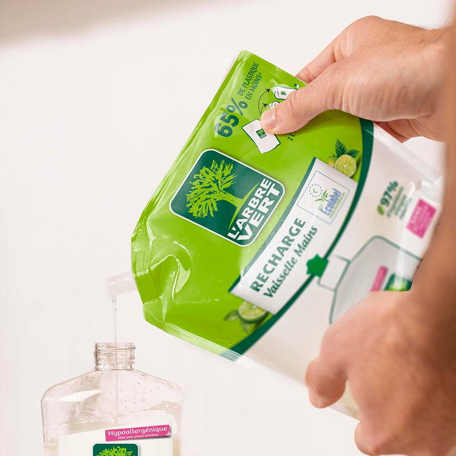 Recharge liquide vaisselle Parfum citron vert 1L