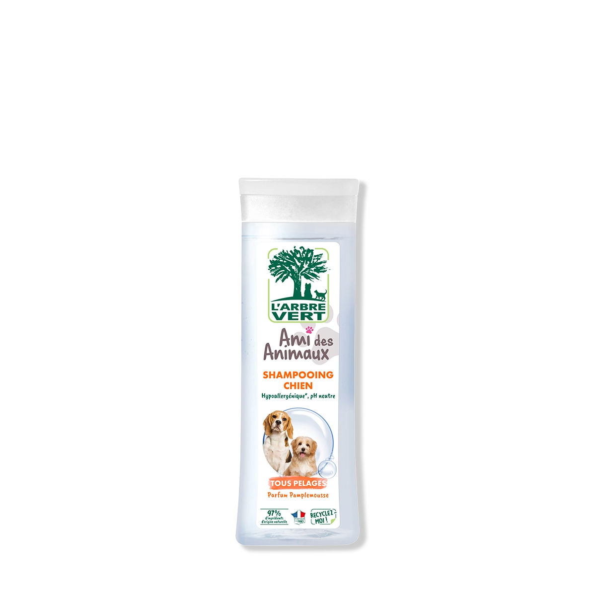 Shampoing chien tous pelages Ami des Animaux Pamplemousse 250 mL