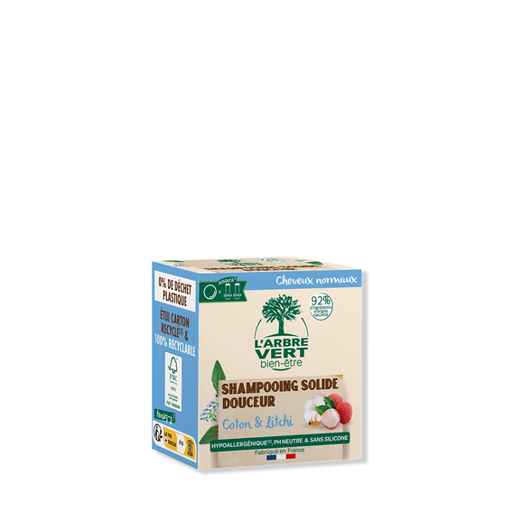 Shampooing solide Coton & Litchi 75 g