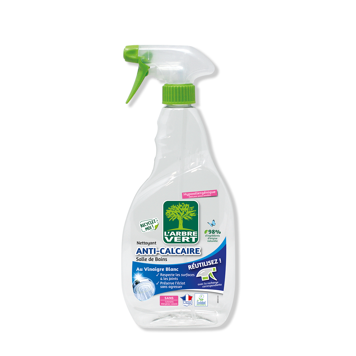 Spray nettoyant Anti-calcaire 740 mL