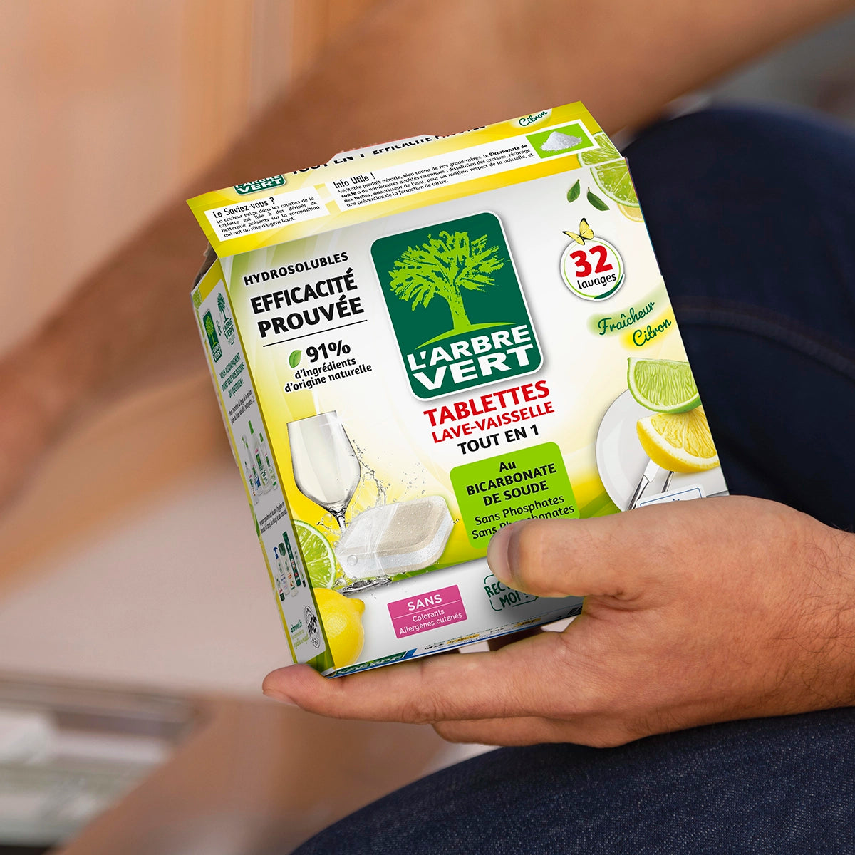 Tablettes lave vaisselle Tout en Un 32 Tablettes