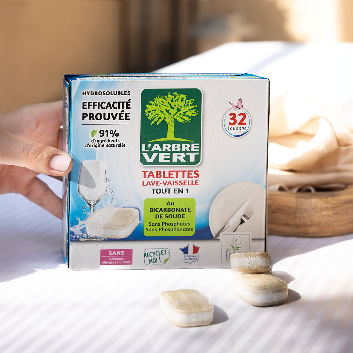 Tablettes lave vaisselle Tout en Un 32 Tablettes