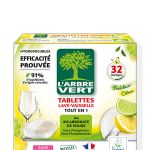 Tablette lave vaisselle citron larbre vert