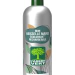 Vaisselle amande flacon en aluminium réutilisable