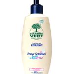lait corps peaux sensibles 