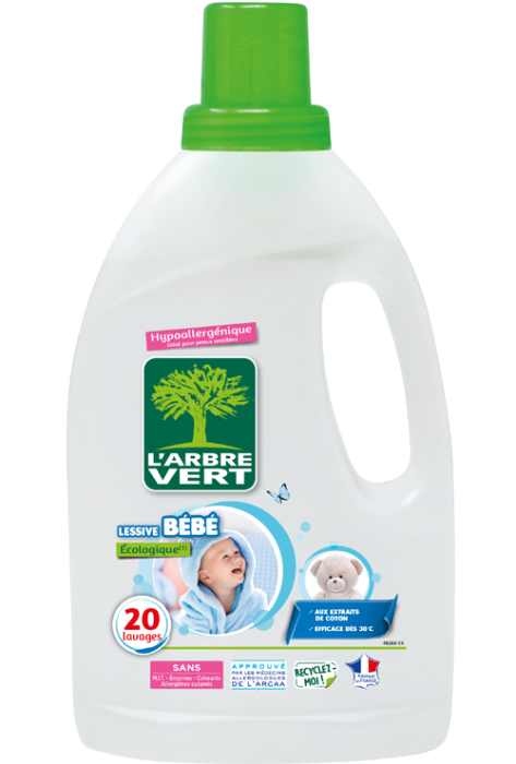 Lessive Liquide Bio Hypoallergénique Pour Laver Le Linge De Bébé