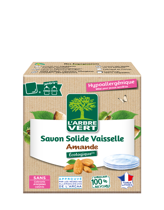 Savon vaisselle solide Amande