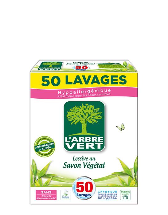 Lessive En Poudre Au Savon Vegetal L Arbre Vert