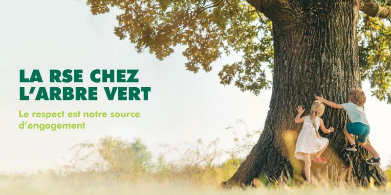 LA RSE CHEZ L'ARBRE VERT -  REVUE D’ENGAGEMENT 2023