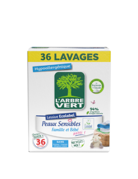 Lessive poudre peaux sensibles 