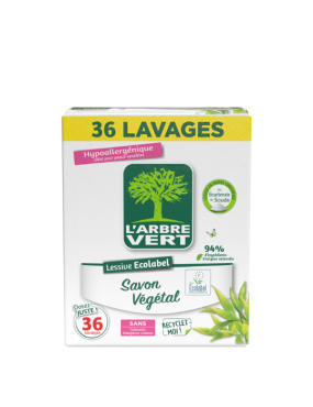 Lessive poudre savon végétal