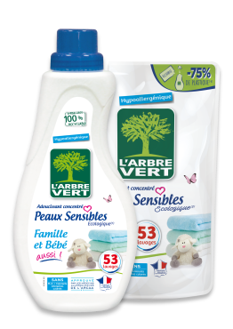 Lessive liquide hypoallergénique au savon végétal L'Arbre Vert 720ml sur